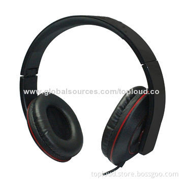 Call Center Headphones with Microphone on Cable, 20Hz to 20,000Hz Frequency Response